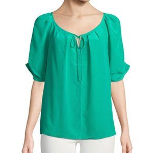 NWT Joie Berkeley Front Tie Silk Blouse